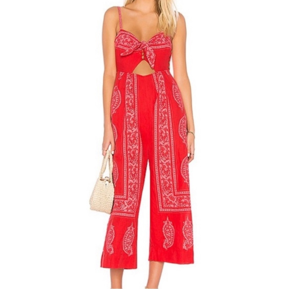 Free people paisley romper!